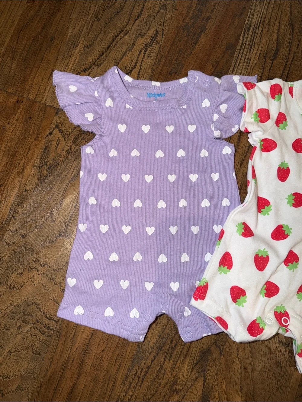 Kidgets 0-3 Month Baby Girl One-Piece Pajamas & Rompers NWT